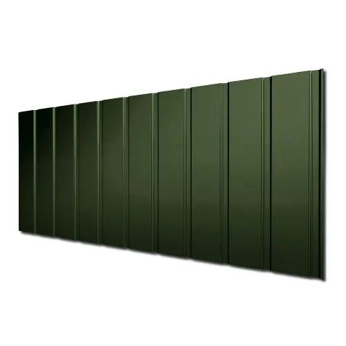 Preview: Wandblech T-7W - Hier in RAL6020 Chromoxidgrün - eine wirklich tolle Farbe für eine wirklich tolle Wand - Ihre!